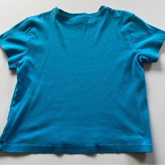 EUC Anne‎ Klein Women's Short Sleeve Blue Size Large 🔥🏌️ (R) - Picture 7 of 7